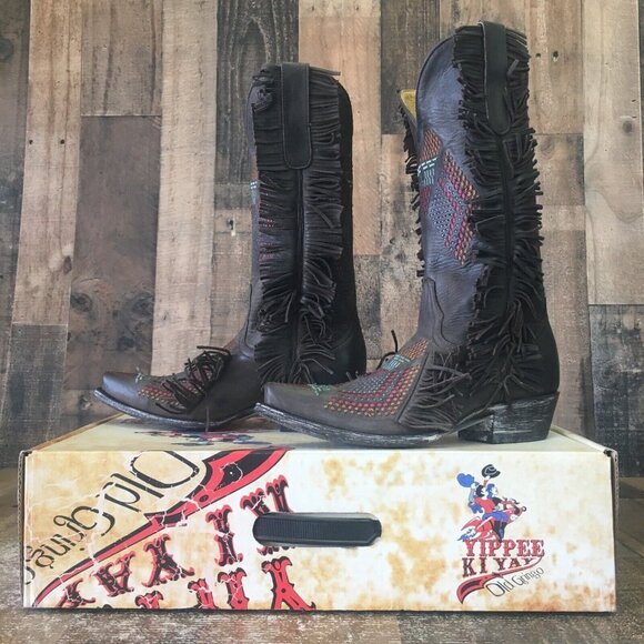 Old Gringo Tribu YL265-3 Cowboy Boots Womens 7 B - Picture 12 of 12